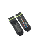 KAPITAL-84 YARNS ORTEGA ANKLE SOCKS GREY-K2305XG543