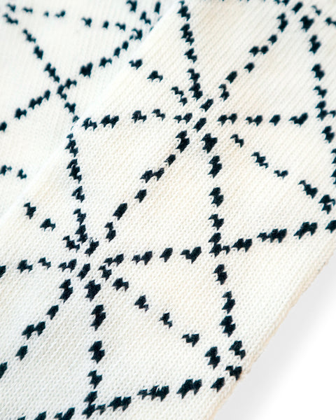 KAPITAL-84 YARNS SASHIKO SOCKS-NAT-EK1744XSA