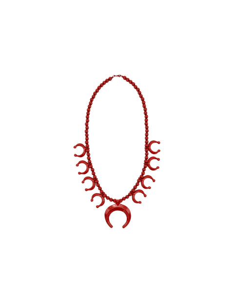 KAPITAL-ALLOY LACQUERED MOON NAJA RED- K2306XG544