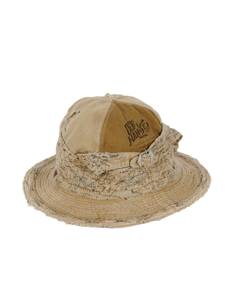 KAPITAL-CHINO THE OLD MAN AND THE SEA HAT BEIGE (CRASH REMAKE) EK-1368