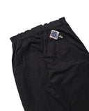 KAPITAL-COMBED BURBERRY COTTON EASY-BEACH GO PANTS-BLACK-EK-905LPA