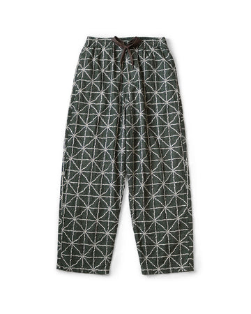 KAPITAL-DENIM FOLK DOJO EMBROIDERY EASY PANTS-EK-1628LP