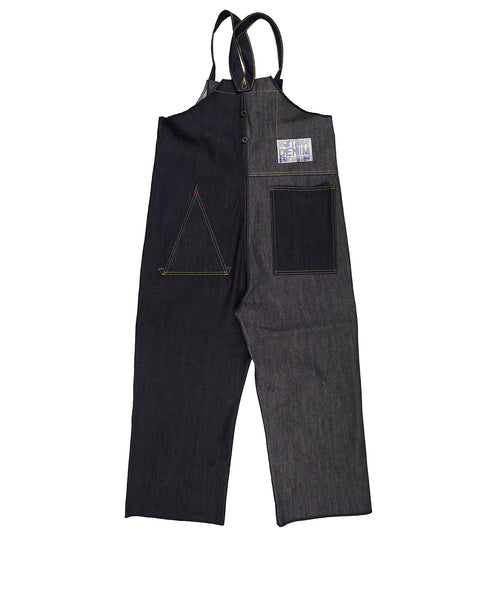 KAPITAL- DENIM HAPPY OVERALL- EK1092