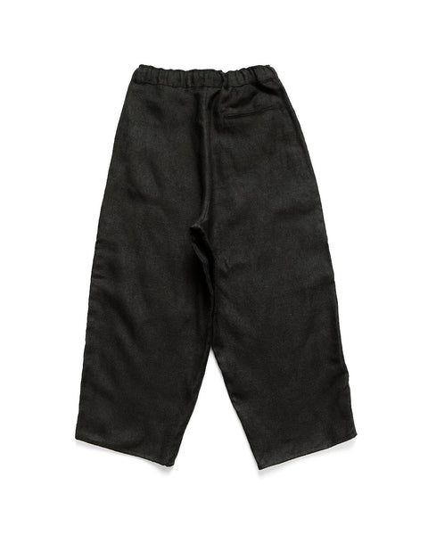 KAPITAL- LINEN HEAVY CANVAS CASA PANTS  BLACK -K2304LP101
