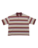 KAPITAL-MULTI STRIPE PIQUET BOX POLO -K2304SC149