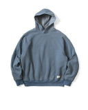 KAPITAL-REVERSIBLE FLEECE ELBOW RIP HOODIE-K2512LC213