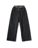 KAPITAL-RIP STOP AVIATOR SUIT CUT PANTS-BLACK-EK-945LPB