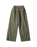 KAPITAL-RIP STOP AVIATOR SUIT CUT PANTS-KHAKI-EK-945LPB