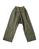 KAPITAL-RIP STOP AVIATOR SUIT CUT PANTS-KHAKI-EK-945LPB