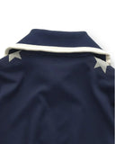 KAPITAL-SMOOTH JERSEY SAILOR TRACK JACKET-BETSY ROSS- K2604LC124