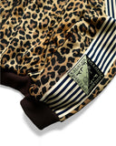 KAPITAL-SMOTH JERSEY LEOPARD STANTMAN & WOMAN TRACKJACKET-EK-1843LC