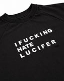 LIBERAL YOUTH MINISTRY-LUCIFER DISTRESSED T-SHIRT