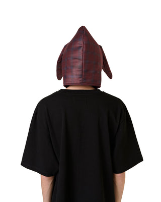 LYM-BUNNY HOOD-BURGUNDY