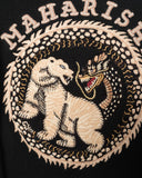 MAHARISHI-BERING STRAIT MAP HOODED SWEAT-7088