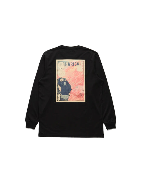 MAHARISHI-HIKESHI ORGANIC L/S T-SHIRT- 1083