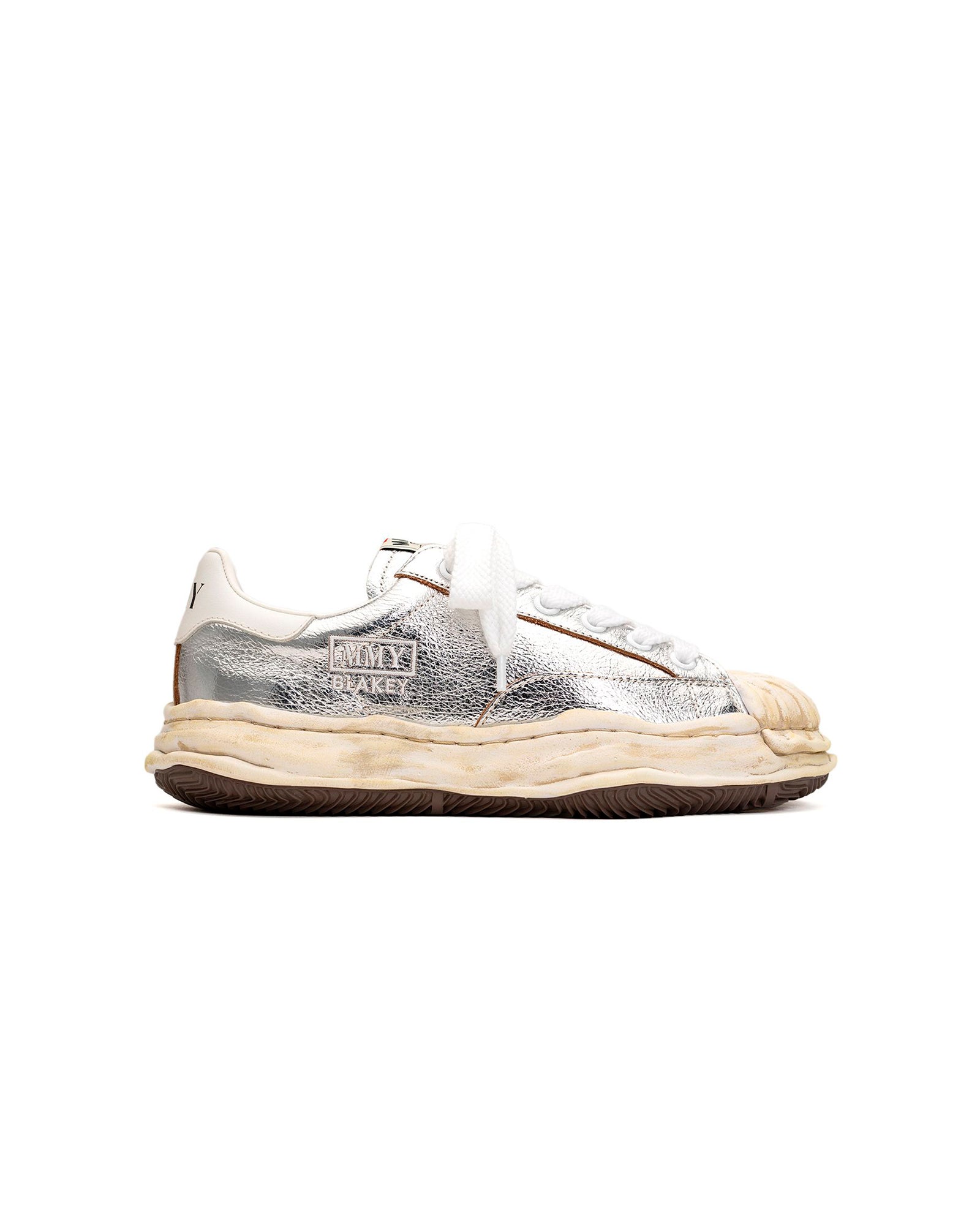 MAISON MIHARA YASUHIRO-BLAKEY OG SOLE WRINKLED LEATHER LOW