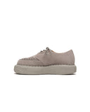 MAISON MIHARA YASUHIRO-"DAVID" SUEDE INTER LACE SHOES-GRAY-S16FW713