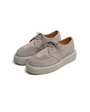 MAISON MIHARA YASUHIRO-"DAVID" SUEDE INTER LACE SHOES-GRAY-S16FW713