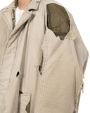 MAISON MIHARA YASUHIRO-DISTRESSED BALMACAAN COAT-A15CT051