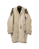 MAISON MIHARA YASUHIRO-DISTRESSED BALMACAAN COAT-A15CT051