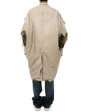 MAISON MIHARA YASUHIRO-DISTRESSED BALMACAAN COAT-A15CT051