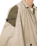 MAISON MIHARA YASUHIRO-DISTRESSED BALMACAAN COAT-A15CT051