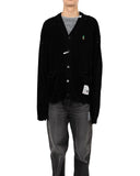 MAISON MIHARA YASUHIRO-DISTRESSED KNIT CARDIGAN-J15CD711