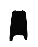MAISON MIHARA YASUHIRO-DISTRESSED KNIT CARDIGAN-J15CD711