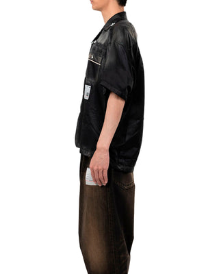 MAISON MIHARA YASUHIRO-EMBROIDERY BOWLING SHIRT-J14SH186