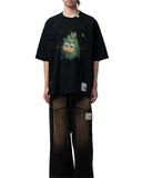 MAISON MIHARA YASUHIRO-LEON PRINTED T-SHIRT-J16TS861
