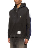 MAISON MIHARA YASUHIRO-TRACK JACKET COMBINED-A16PG571