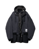 MAISON MIHARA YASUHIRO-TRIPLE LAYERED COAT-J16CT151