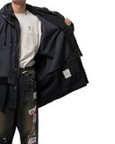 MAISON MIHARA YASUHIRO-TRIPLE LAYERED COAT-J16CT151