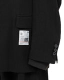 MAISON MIHARA YASUHIRO-TRIPLE LAYERED WOOL JACKET-J15JK131