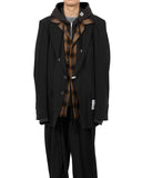 MAISON MIHARA YASUHIRO-TRIPLE LAYERED WOOL JACKET-J15JK131