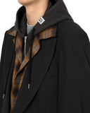 MAISON MIHARA YASUHIRO-TRIPLE LAYERED WOOL JACKET-J15JK131