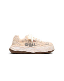 MAISON MIHARA YASUHIRO-"OLIVER" OG SOLE GRAFFITI  PRINTED CANVAS LOW-A16FW705