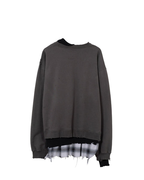 MAISON MOHARA YASUHIRO-TRIPLE LAYERED SWEATER-A15PO572