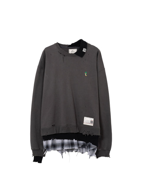 MAISON MOHARA YASUHIRO-TRIPLE LAYERED SWEATER-A15PO572