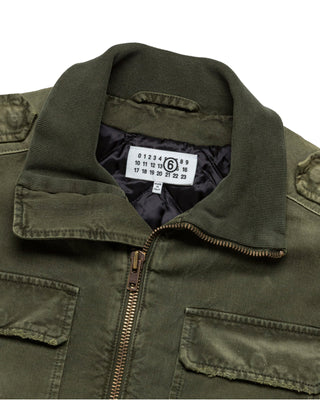 MM6-WASHED GILET-SH2FB0013 M35439 728