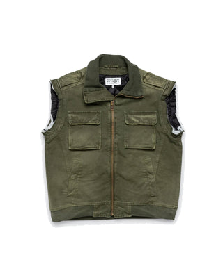 MM6-WASHED GILET-SH2FB0013 M35439 728