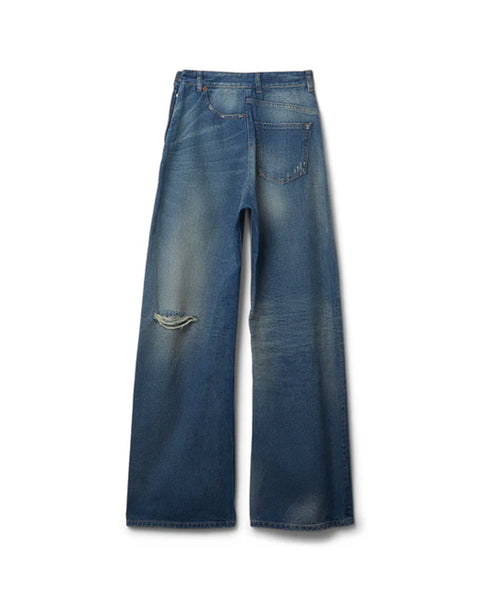 MM6-WOMENS TWIST WIDE LEG JEANS-S52LA0243 M30016 961