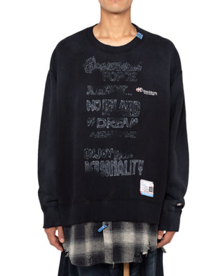 MMY-SHIRT COMBINED PULLOVER SWEATSHIRT-A11PO602