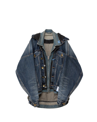 MMY-TRIPLE LAYERD DENIM JACKET-A11BL021