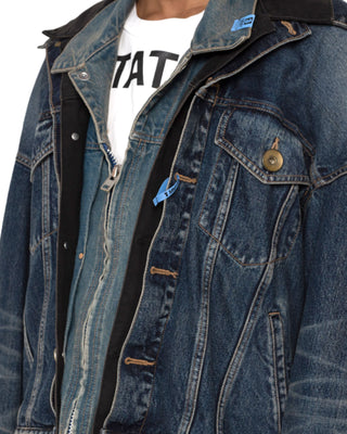 MMY-TRIPLE LAYERD DENIM JACKET-A11BL021