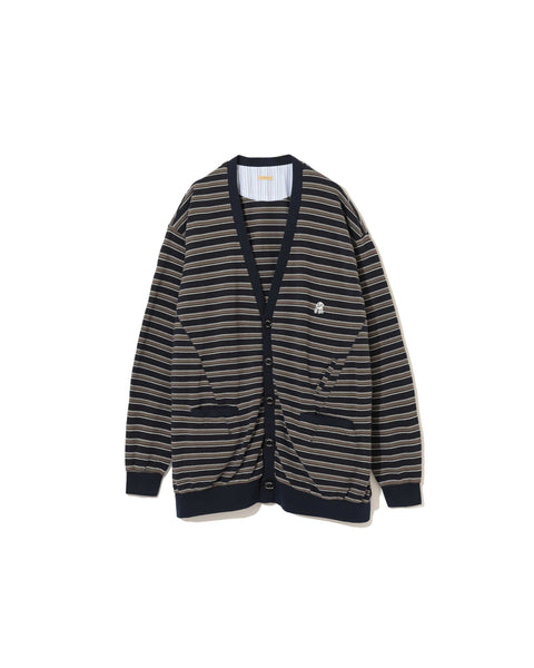 UNDERCOVER- NAVY BORDER CARDIGAN - US1C4803