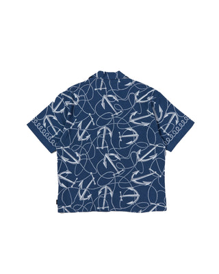 NEIGHBORHOOD-ANCHOR HAWAIIAN SHIRT SS NAVY-231TSNH-SHM07
