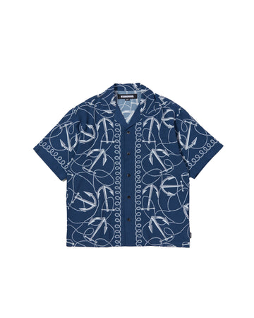 NEIGHBORHOOD-ANCHOR HAWAIIAN SHIRT SS NAVY-231TSNH-SHM07