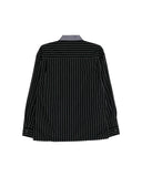NEIGHBORHOOD -CLASSIC WORK STRIPE SHIRT LS-BLACK-252TSNH-SHM03
