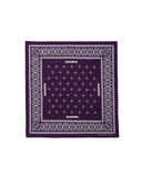 NEIGHBORHOOD-CROSS PATTERN BANDANA-PURPLE